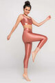 ATHLEEYA legíny - DANCE SHINE - bronzová