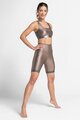 ATHLEEYA legíny - COFFEE BIKER SHINE - béžová