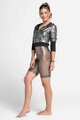 ATHLEEYA legíny - COFFEE BIKER SHINE - béžová