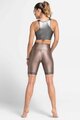 ATHLEEYA legíny - COFFEE BIKER SHINE - béžová