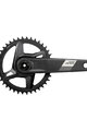 SRAM kľuky s prevodníkom - APEX 1X WIDE D1 DUB 172.5 - čierna