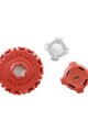 SRAM opravná sada brzdového strmeňa - DISC BRAKE CALIPER PAD ADJUSTER KNOB KIT BB7 2008-2016 - červená