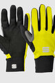 SPORTFUL Cyklistické rukavice dlhoprsté - KIDS SOFTSHELL - žltá