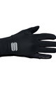 SPORTFUL Cyklistické rukavice dlhoprsté - WINDSTOPPER XC - čierna