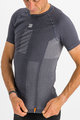 SPORTFUL Cyklistické tričko s krátkym rukávom - 2ND SKIN - šedá