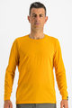 SPORTFUL Cyklistické tričko s dlhým rukávom - XPLORE - žltá