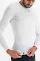 SPORTFUL Cyklistické tričko s dlhým rukávom - LIGHT - biela