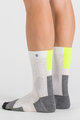 SPORTFUL Cyklistické ponožky klasické - APEX - biela/žltá