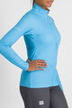 SPORTFUL Cyklistický dres s dlhým rukávom zimný - DORO W - modrá