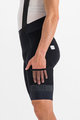 SPORTFUL Cyklistické nohavice krátke s trakmi - SUPERGIARA - čierna