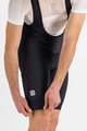 SPORTFUL Cyklistické nohavice krátke s trakmi - FIANDRE NORAIN 2 - čierna