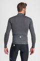 SPORTFUL Cyklistický dres s dlhým rukávom zimný - MONOCROM THERMAL - antracitová