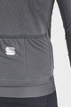 SPORTFUL Cyklistický dres s dlhým rukávom zimný - MONOCROM THERMAL - antracitová