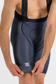 SPORTFUL Cyklistické nohavice krátke s trakmi - BODYFIT PRO AIR - modrá