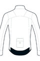 SPORTFUL Cyklistická vodeodolná pláštenka - HOT PACK NORAIN - biela