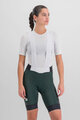 SPORTFUL Cyklistické nohavice krátke s trakmi - SUPERGIARA W - zelená