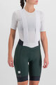 SPORTFUL Cyklistické nohavice krátke s trakmi - SUPERGIARA W - zelená