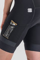 SPORTFUL Cyklistické nohavice krátke s trakmi - SUPERGIARA - čierna