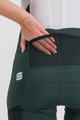 SPORTFUL Cyklistické nohavice krátke s trakmi - SUPERGIARA - zelená