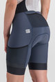 SPORTFUL Cyklistické nohavice krátke s trakmi - SUPERGIARA - modrá