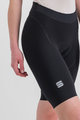 SPORTFUL Cyklistické nohavice krátke bez trakov - TOTAL COMFORT - čierna