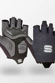 SPORTFUL Cyklistické rukavice krátkoprsté - TOTAL COMFORT - čierna