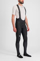 SPORTFUL Cyklistické nohavice dlhé s trakmi - TOTAL COMFORT - čierna