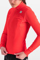 SPORTFUL Cyklistický dres s dlhým rukávom zimný - KELLY THERMAL - červená