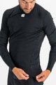 SPORTFUL Cyklistické tričko s dlhým rukávom - SOTTOZERO - čierna
