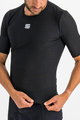 SPORTFUL Cyklistické tričko s krátkym rukávom - BODYFIT PRO - čierna