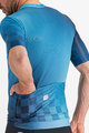 SPORTFUL Cyklistický dres s krátkym rukávom - ROCKET - modrá