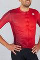 SPORTFUL Cyklistický dres s krátkym rukávom - ROCKET - červená