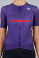 SPORTFUL Cyklistický dres s krátkym rukávom - EVO - fialová