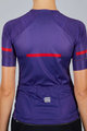 SPORTFUL Cyklistický dres s krátkym rukávom - EVO - fialová