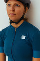 SPORTFUL Cyklistický dres s krátkym rukávom - MONOCROM - modrá