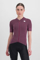 SPORTFUL Cyklistický dres s krátkym rukávom - MONOCROM - fialová