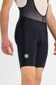SPORTFUL Cyklistické nohavice krátke s trakmi - FIANDRE PRO LIGHT - čierna