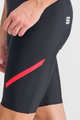 SPORTFUL Cyklistické nohavice krátke s trakmi - FIANDRE PRO LIGHT - čierna