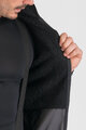 SPORTFUL Cyklistická zateplená bunda - TOTAL COMFORT - čierna
