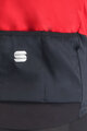 SPORTFUL Cyklistická zateplená bunda - TOTAL COMFORT - červená/čierna