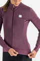 SPORTFUL Cyklistický dres s dlhým rukávom zimný - MONOCROM THERMAL - fialová