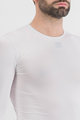 SPORTFUL Cyklistické tričko s dlhým rukávom - MIDWEIGHT LAYER - biela