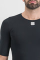 SPORTFUL Cyklistické tričko s krátkym rukávom - MIDWEIGHT LAYER - čierna