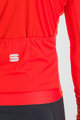 SPORTFUL Cyklistický dres s dlhým rukávom zimný - MATCHY - červená