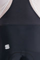 SPORTFUL Cyklistické nohavice krátke s trakmi - BODYFIT CLASSIC - čierna/biela