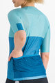 SPORTFUL Cyklistický dres s krátkym rukávom - PRO - modrá
