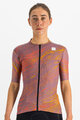 SPORTFUL Cyklistický dres s krátkym rukávom - CLIFF SUPERGIARA - fialová/oranžová