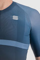 SPORTFUL Cyklistický dres s krátkym rukávom - BOMBER - čierna/modrá