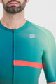 SPORTFUL Cyklistický dres s krátkym rukávom - BOMBER - zelená