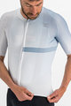 SPORTFUL Cyklistický dres s krátkym rukávom - BOMBER - biela/šedá